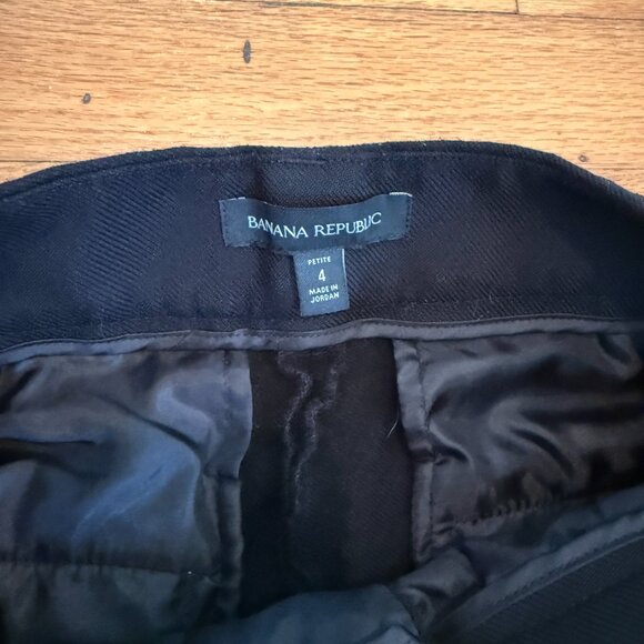 Banana Republic Black Wool Tailored Shorts - Picture 4 of 7